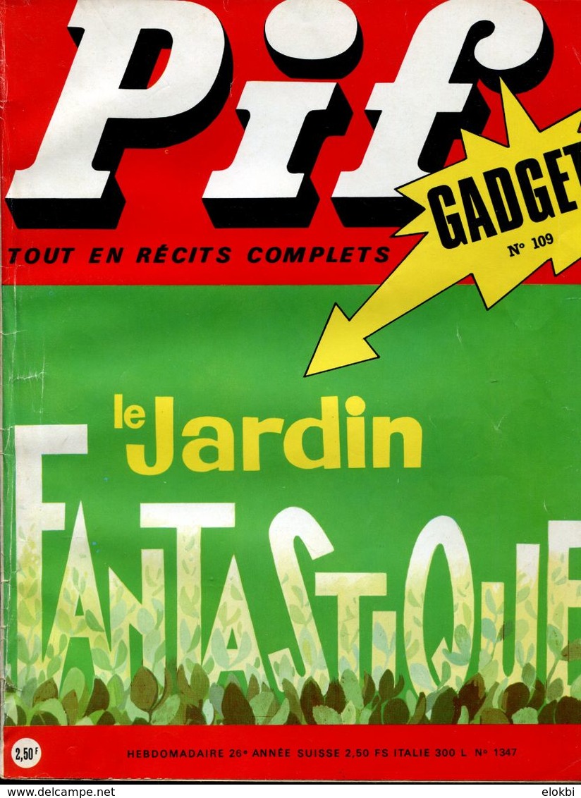 Pif Gadget N°109 - Loup-Noir - Rahan - Pif Gadget