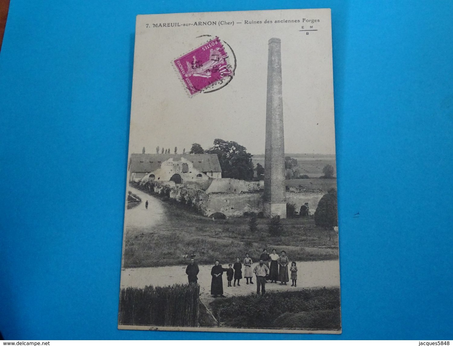 18 ) Mareuil-sur-arnon - N° 7 - Ruine Des Anciennes Forges - Année 1933 : EDIT : E.M.B - Other & Unclassified