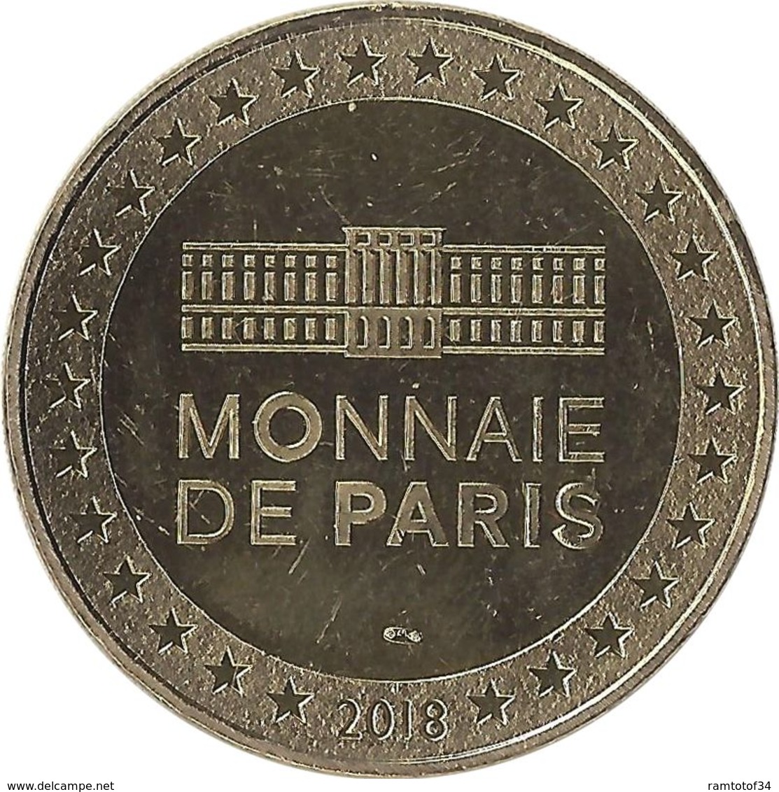 2018 MDP211 - PARIS - Hôtel De La Monnaie 13 - Vue Aérienne (Or) / MONNAIE DE PARIS - 2018