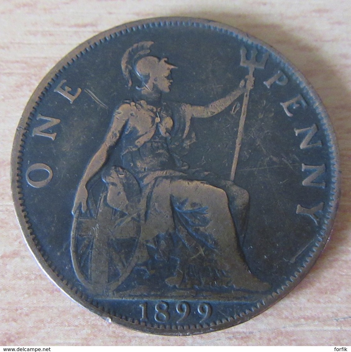 Grande-Bretagne / Angleterre - Monnaie One Penny Victoria Queen 1899 - D. 1 Penny