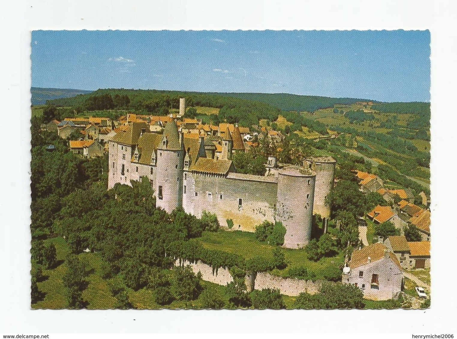 21 Cote D'or Chateauneuf Vue Du Chateau Féodal Et Du Village Ed Sofer - Andere & Zonder Classificatie