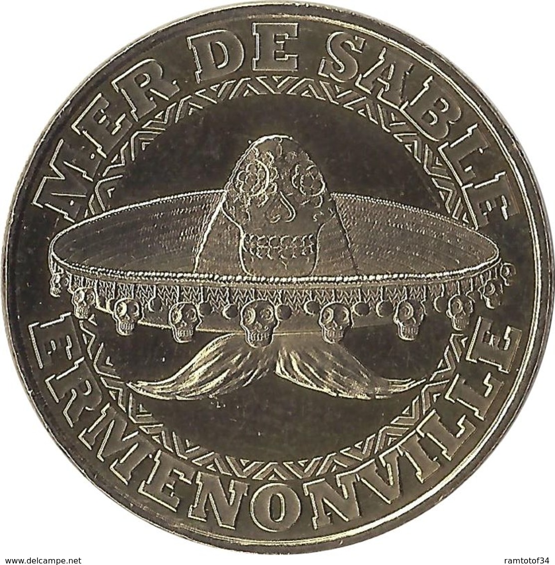 2018 MDP151 - ERMENONVILLE - La Mer De Sable 7 (Sombrero) / MONNAIE DE PARIS - 2018