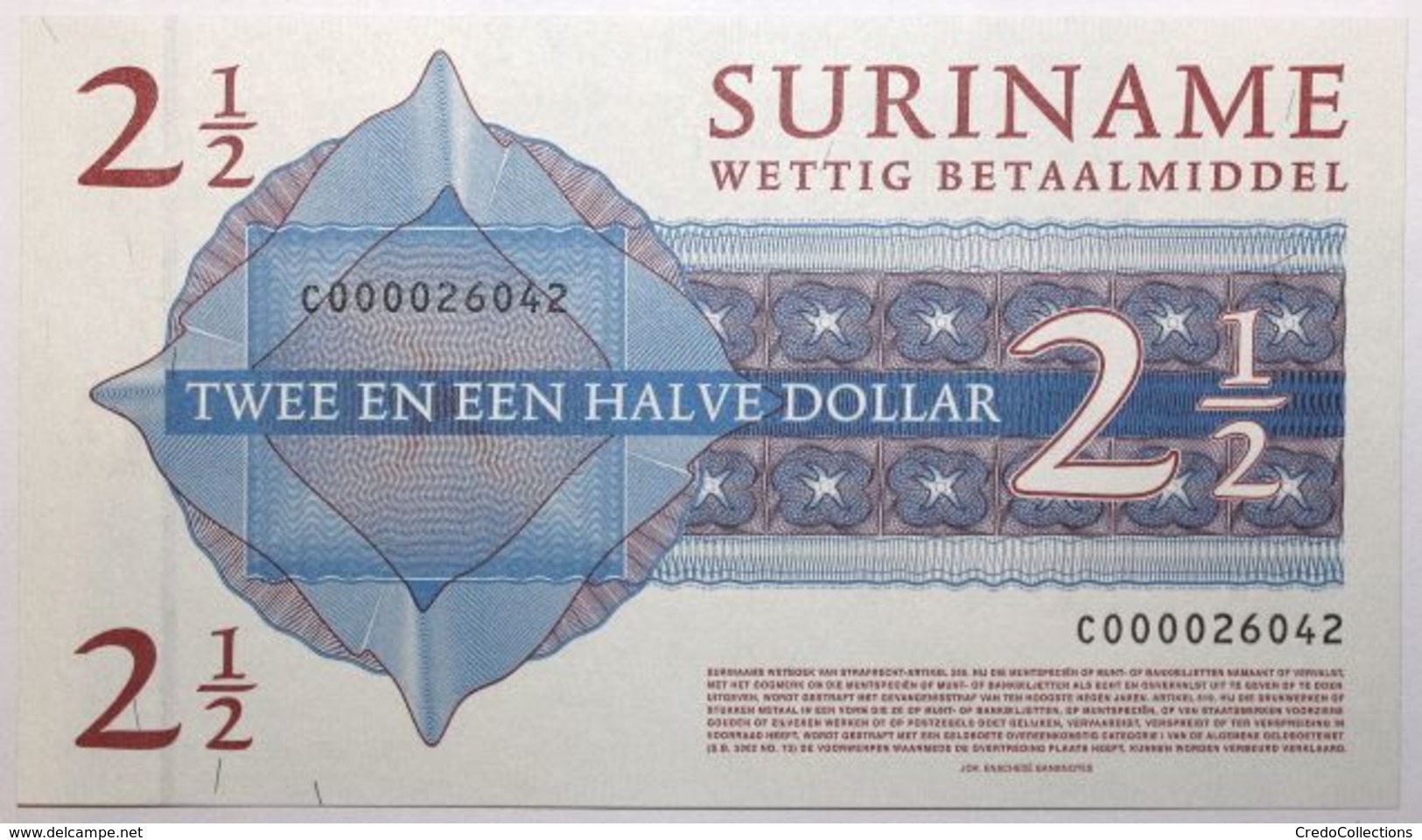 Surinam - 2,5 Dollars - 2004 - PICK 156 - NEUF - Surinam