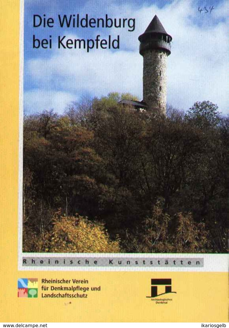 Kempfeld B Idar-Oberstein 1998 " Die Wildenburg " Heimatbuch Reihe: Rheinische Kunststätten - Verein Für Denkmalpflege - Arquitectura