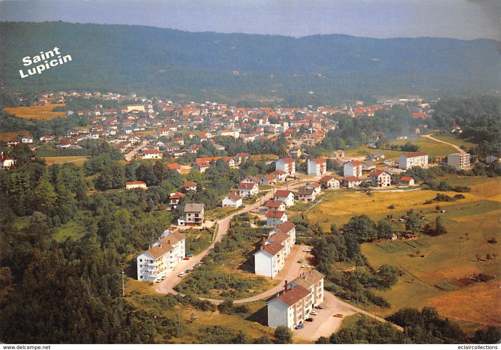 Saint  Lupicin         39      Vue Aérienne  1985    10x15     (voir Scan) - Autres & Non Classés