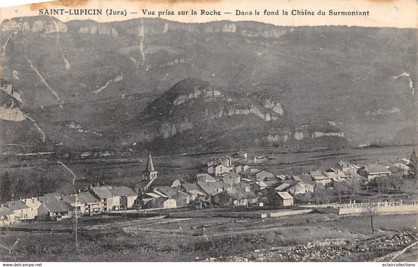 Saint  Lupicin         39      Vue Prise Sur La Roche      (voir Scan) - Autres & Non Classés