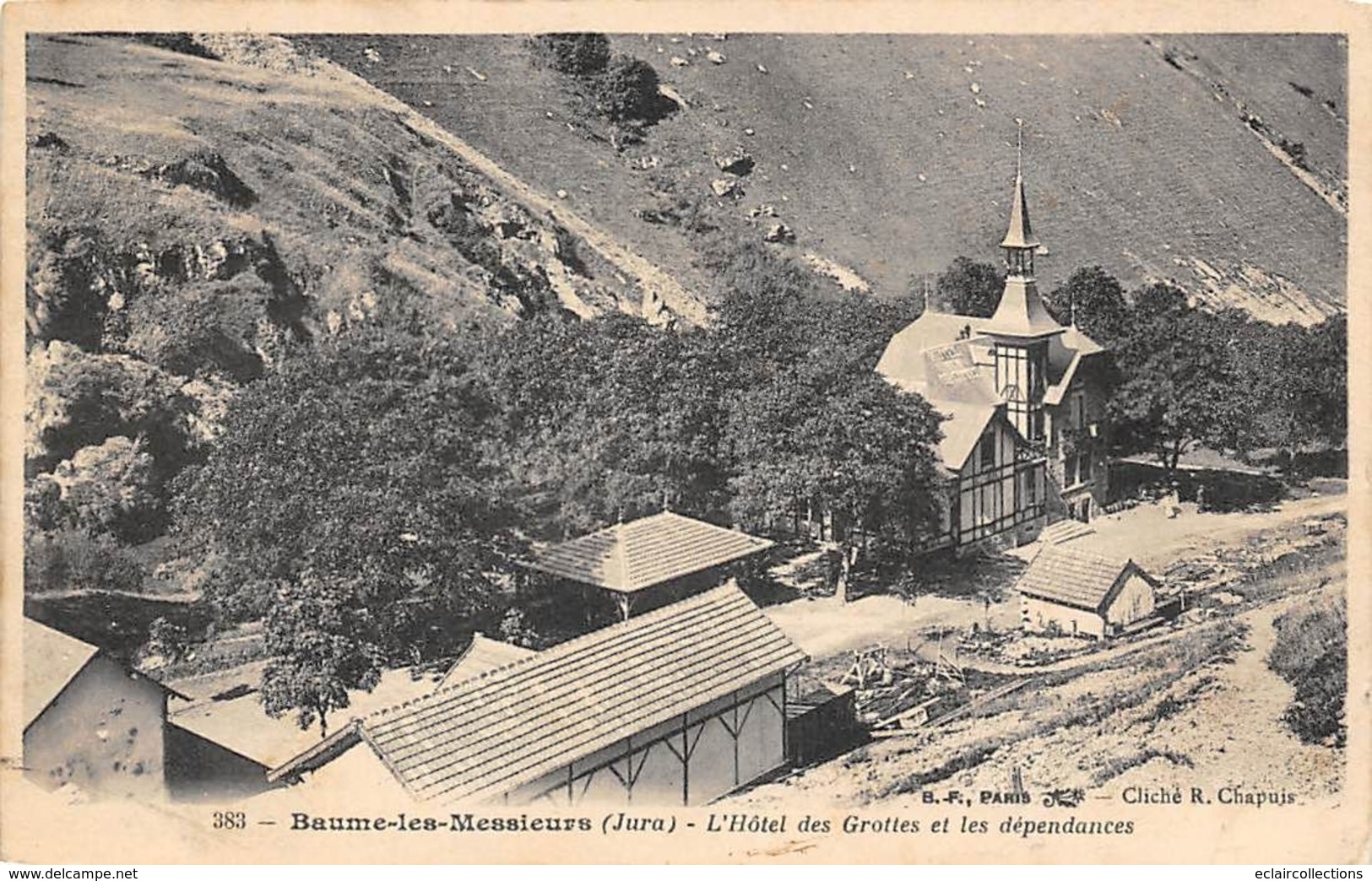 Baume-les-Messieurs         39      L'Hôtel De Grottes      (voir Scan) - Baume-les-Messieurs