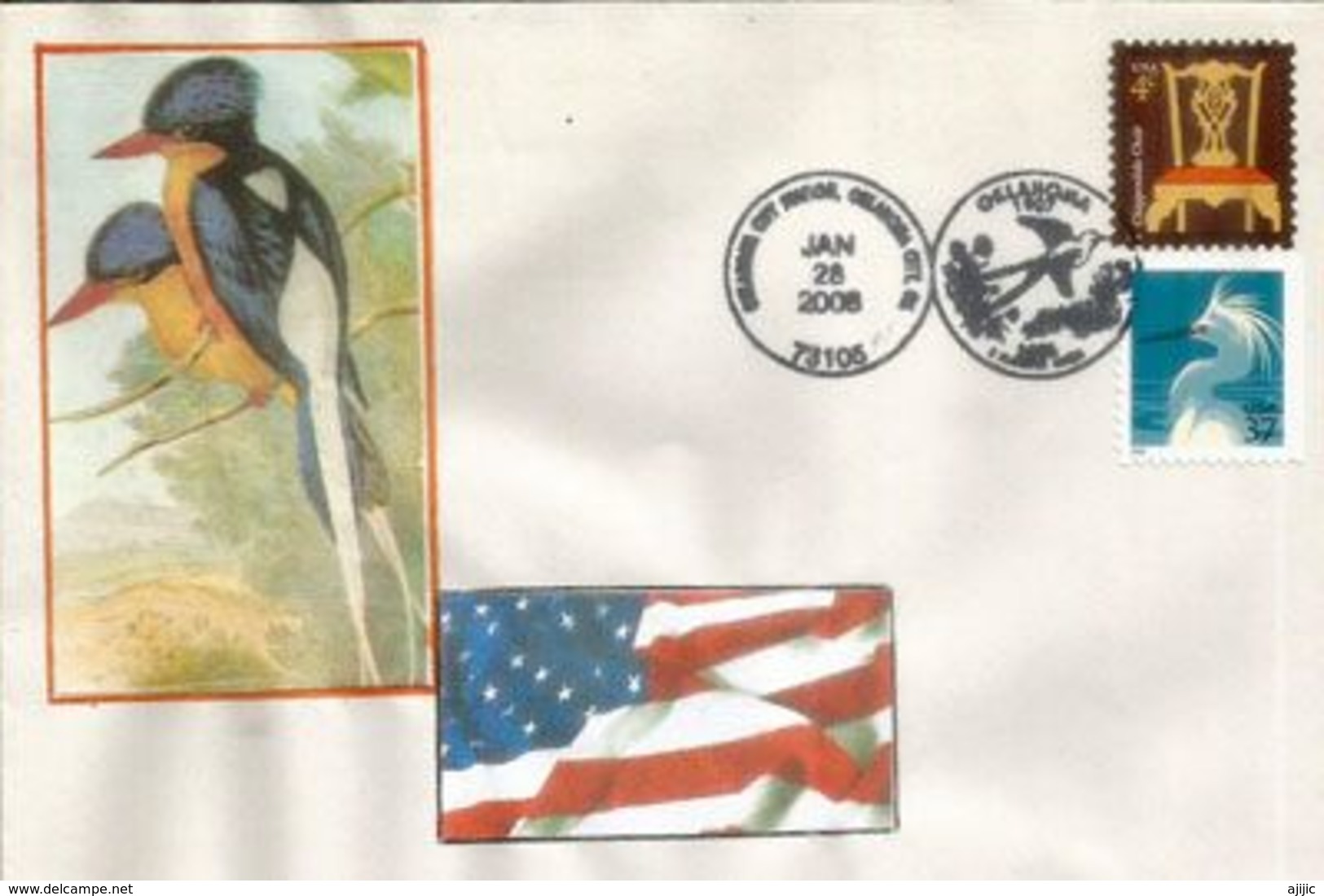 USA. Oklahoma Bird Watching. Lettre 2006 . - Werbestempel