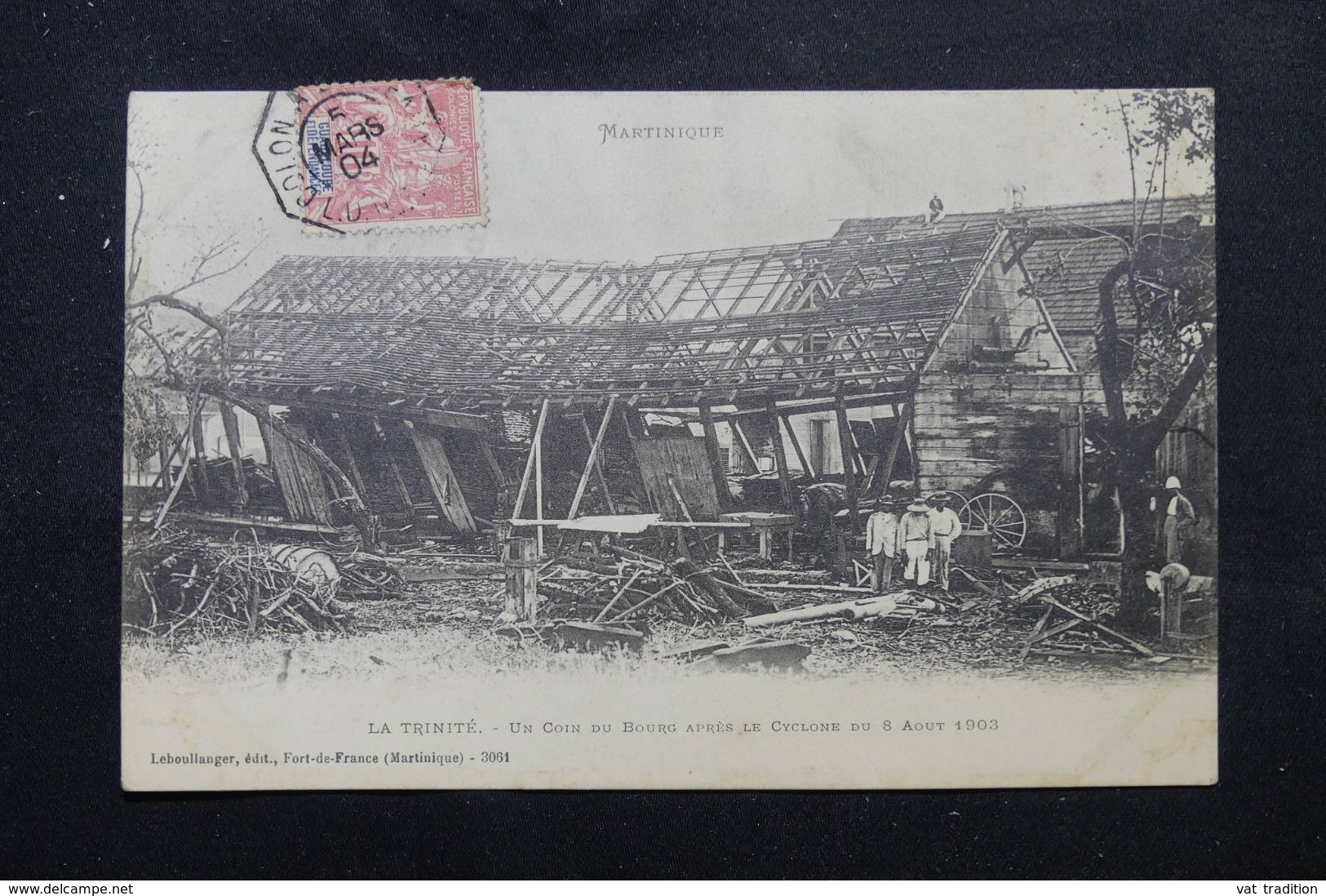 MARTINIQUE - Carte Postale - La Trinité - Un Coin Du Bourg Après Le Cyclone Du 8 Août 1903  - L 63357 - La Trinite