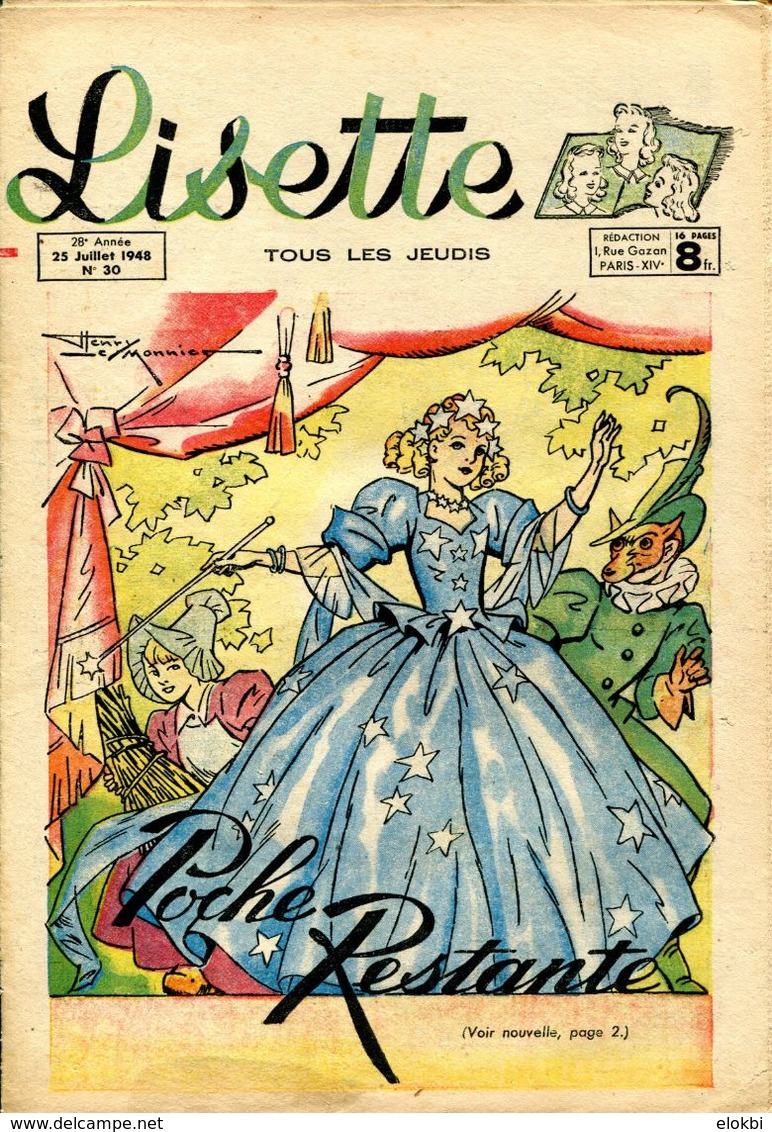 Lisette lot de 100 exemplaires des années 1948, 1949 et 1950