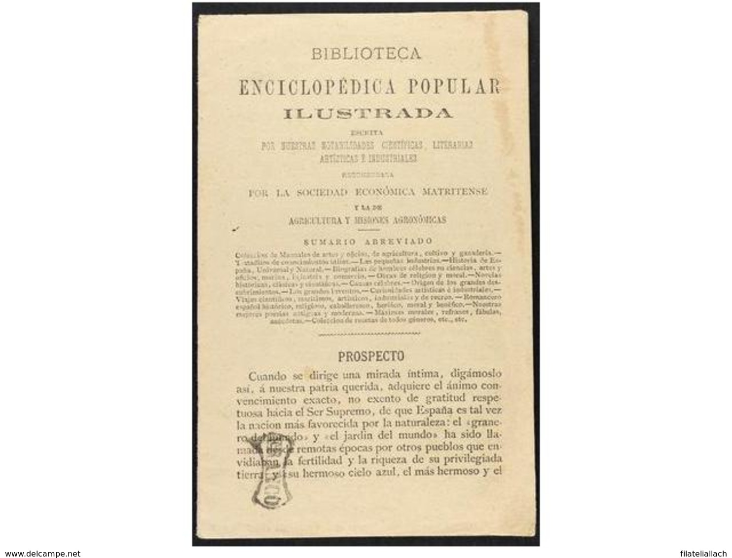 SPAIN: PREPHILATELIC MARKS  DP01 CASTILLA LA NUEVA - ...-1850 Préphilatélie