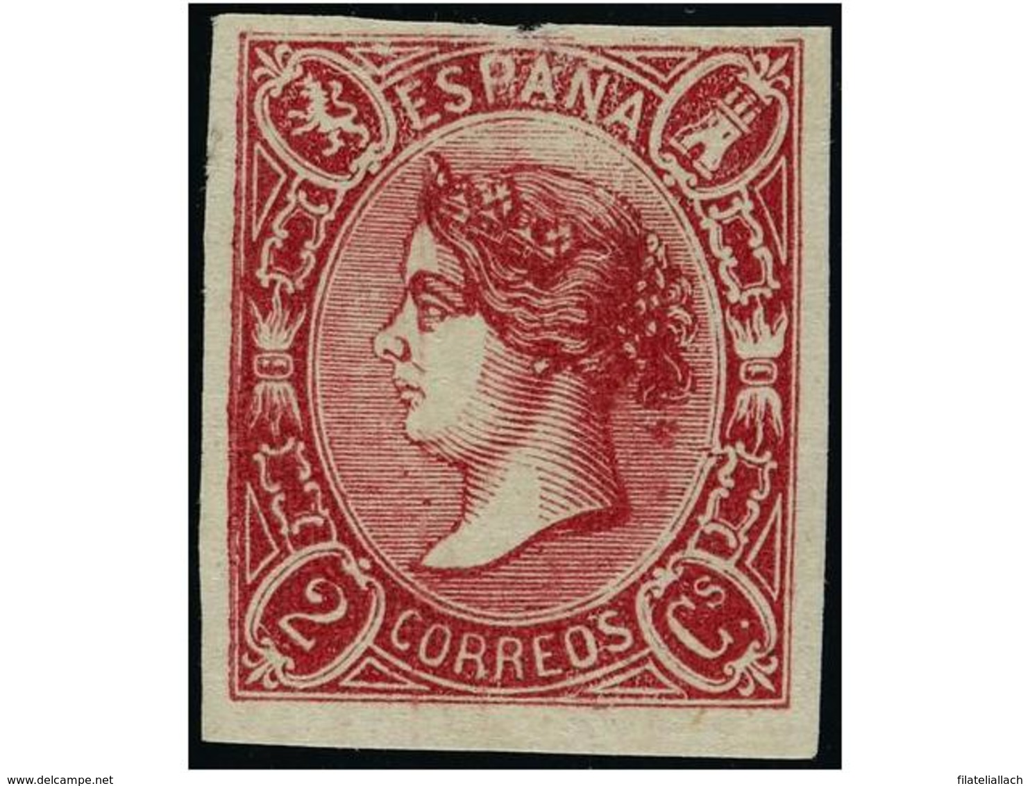 SPAIN: ISABEL II. 1850-65. IMPERF. ISSUES - Autres & Non Classés