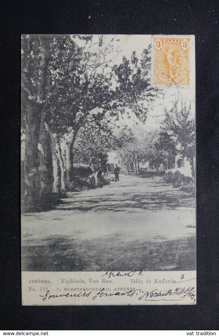 GRECE - Affranchissement Plaisant Recto / Verso Sur Carte Postale D’Athènes Pour La France  - L 63372 - Briefe U. Dokumente