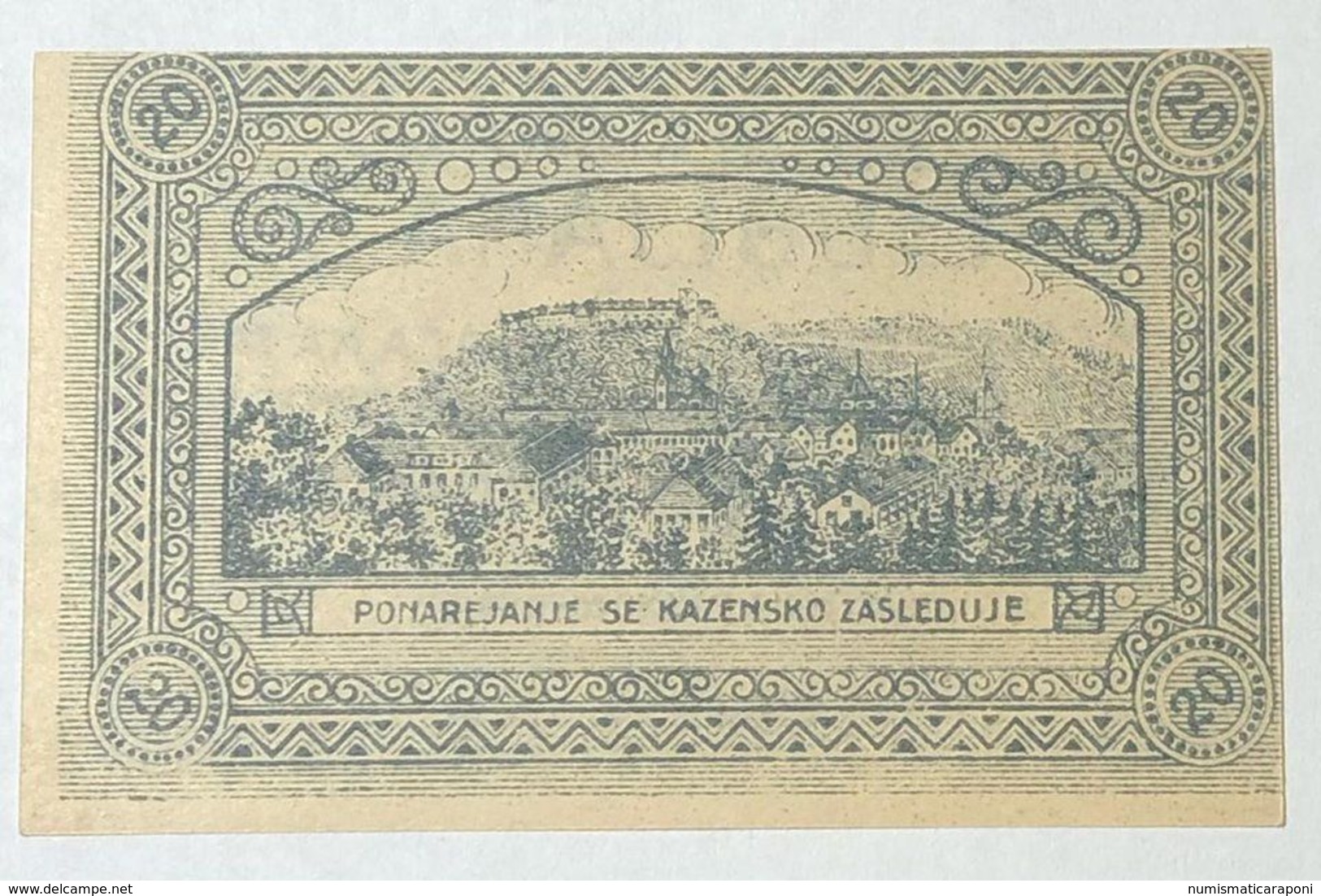 Slovenia 20 Vinarjev Ljubljana  1919 FDS LOTTO 451 - Slovenia