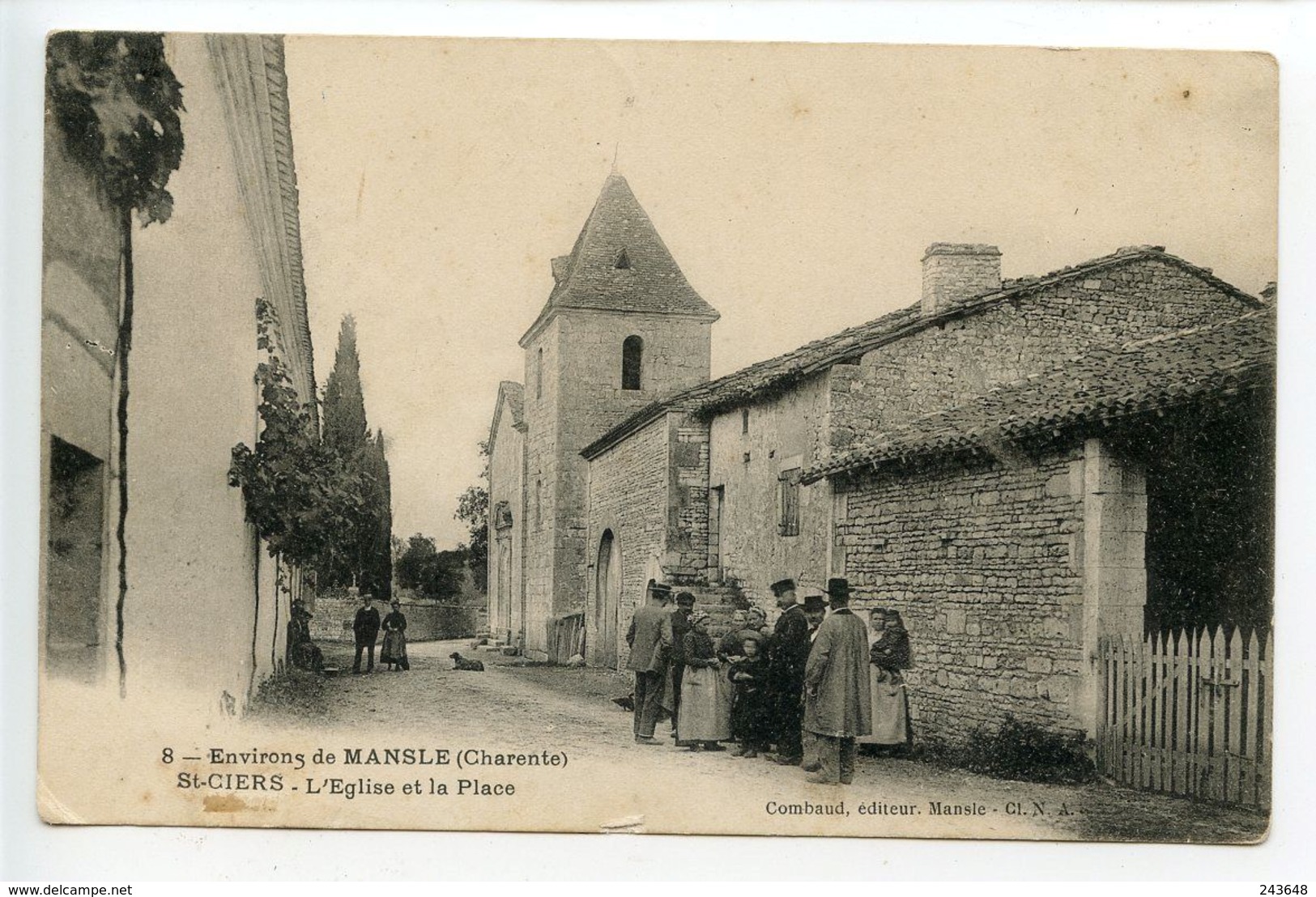 Saint Ciers Sur Bonnieure Environs De Mansle L'église Et La Place - Other & Unclassified