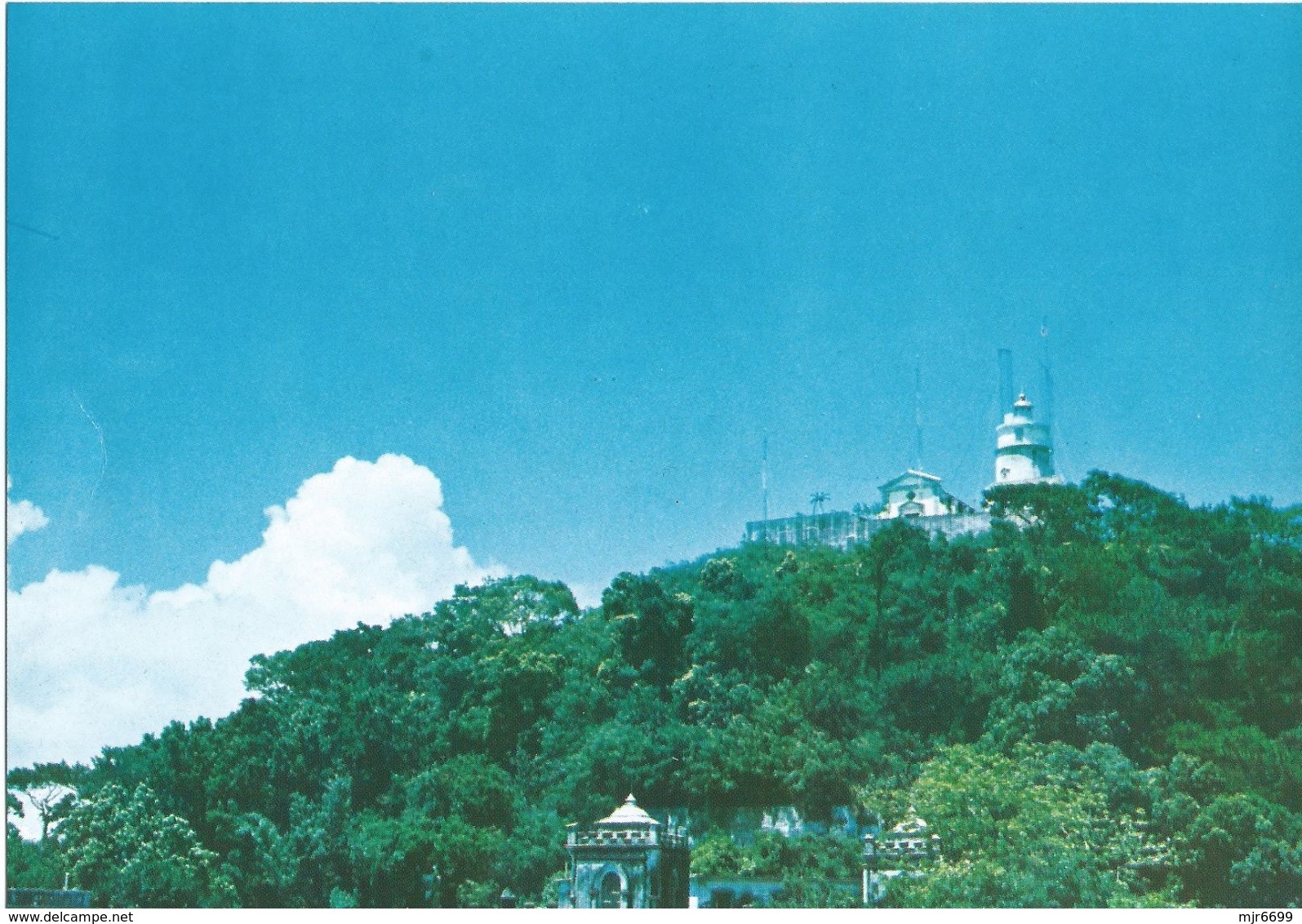 MACAU-THE GUIA LIGHTHOUSE IN THE YEARS OF 60'S\70'S. A RARE VIEW #117 (WITH JAPANESE DESCRIPTION) - Macao