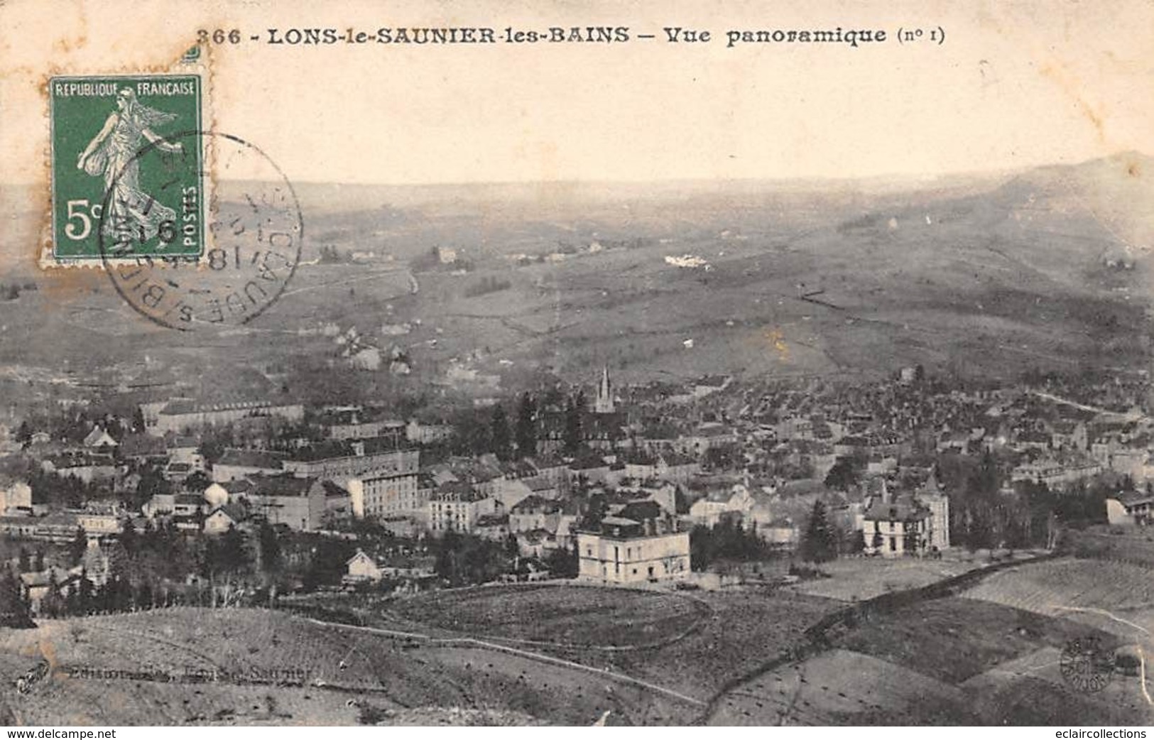 Lons Le Saunier         39           Vue Générale      (voir Scan) - Lons Le Saunier