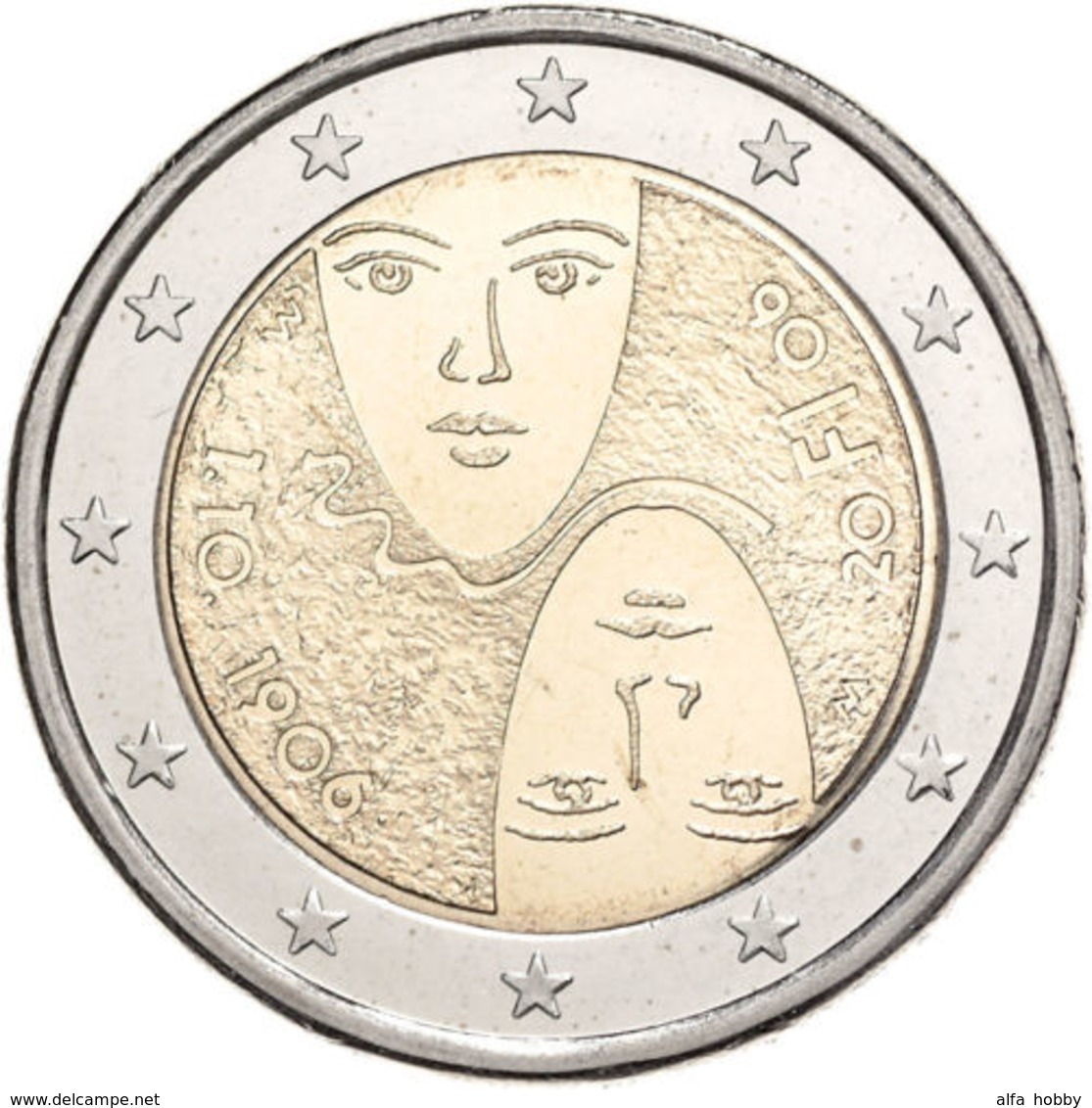 Finland, 100 Years Of Universal And Equal Suffrage, 2006, 2 Euro - Finlandía