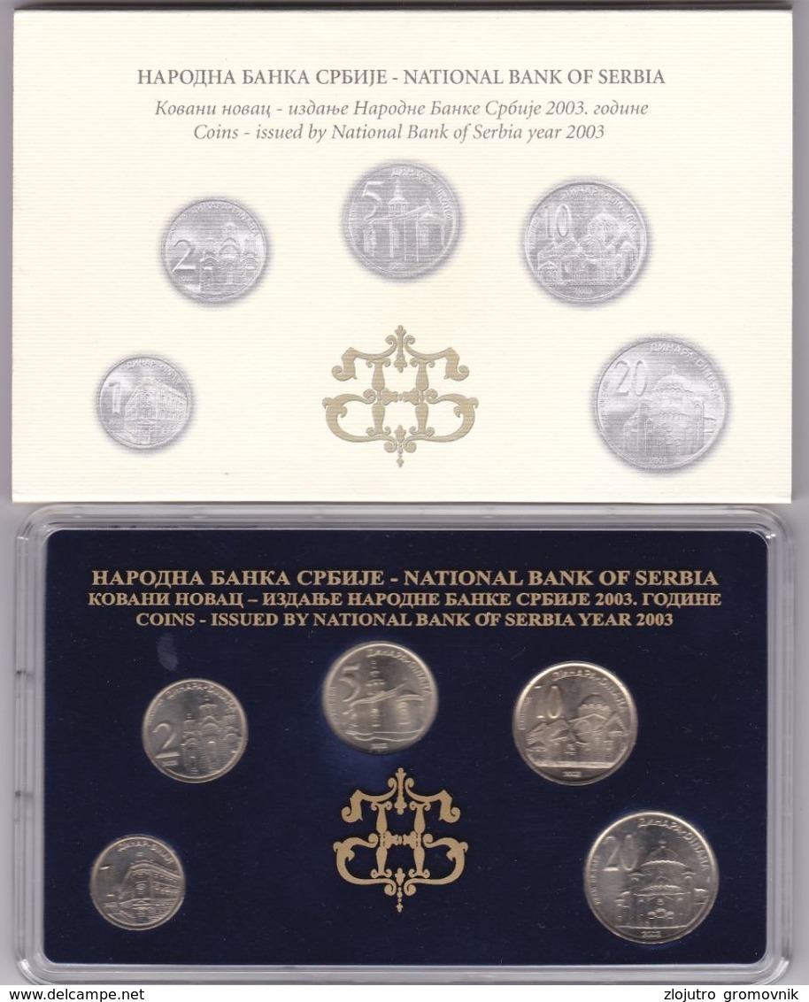 Official BU Coin Set Serbia 2003 - Serbien