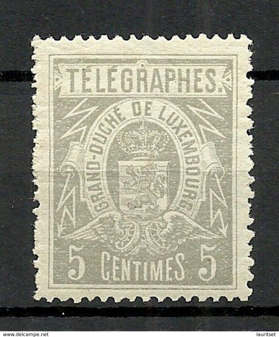 LUXEMBOURG 1890 Telegraph Telegraphes Telegrafenmarke Michel 1 * - Telegrafi