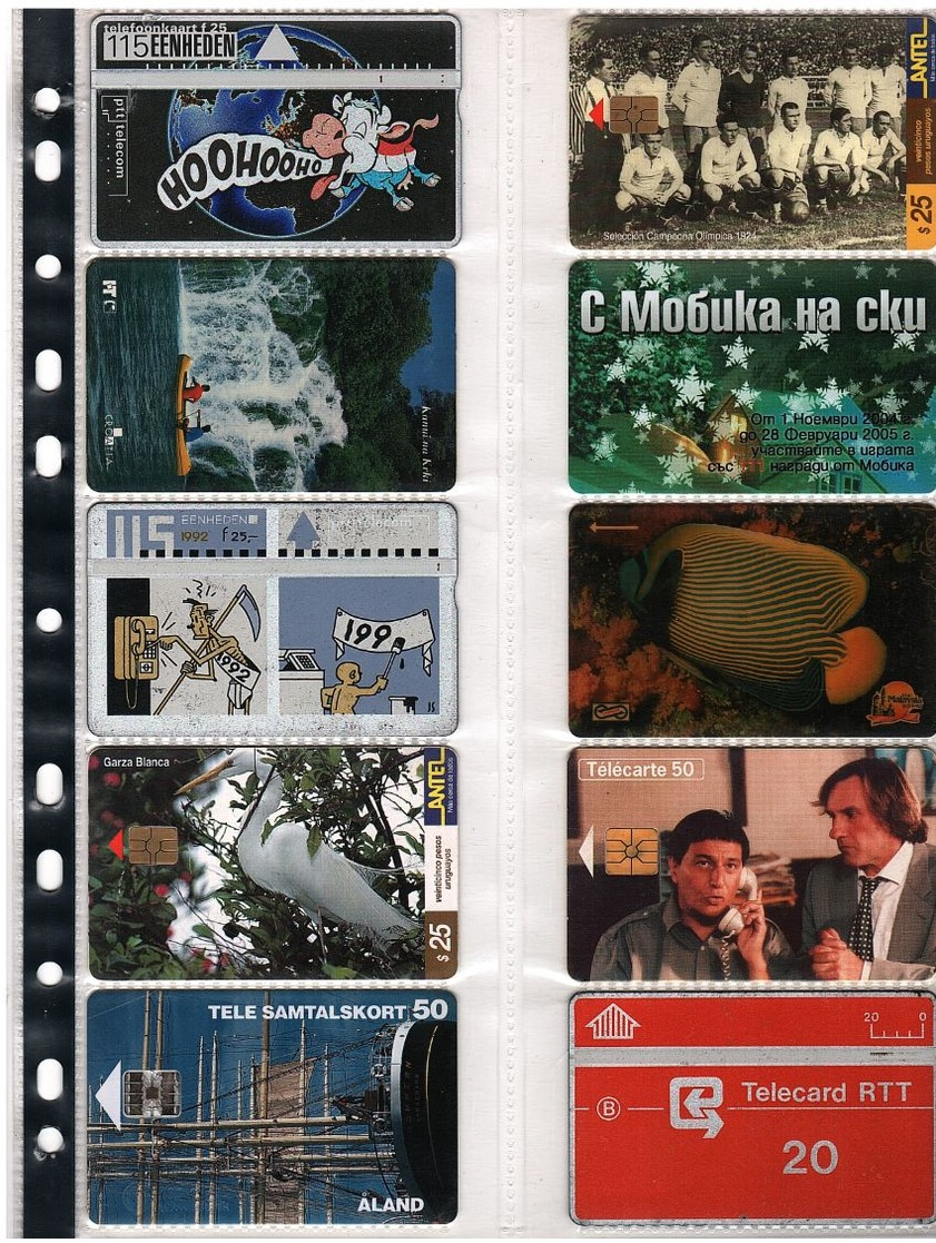 Nuevo : -  10 DIFFERENT TELECARTES FOR COLLECTION AT OFFER PRICE - Aland