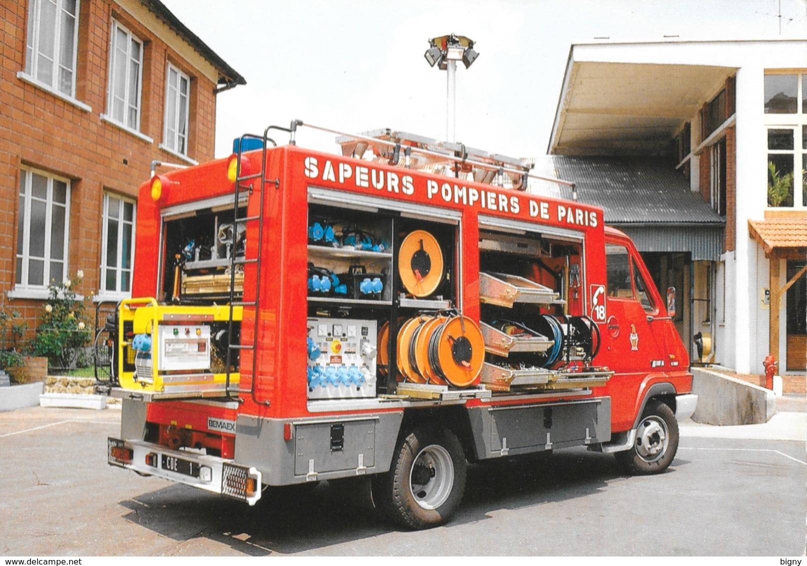 Brigade-de-Sapeurs-Pompiers-de-PARIS " Camionnette De Désincarcération Eclairage " CS BONDY 14 Cie - Other & Unclassified