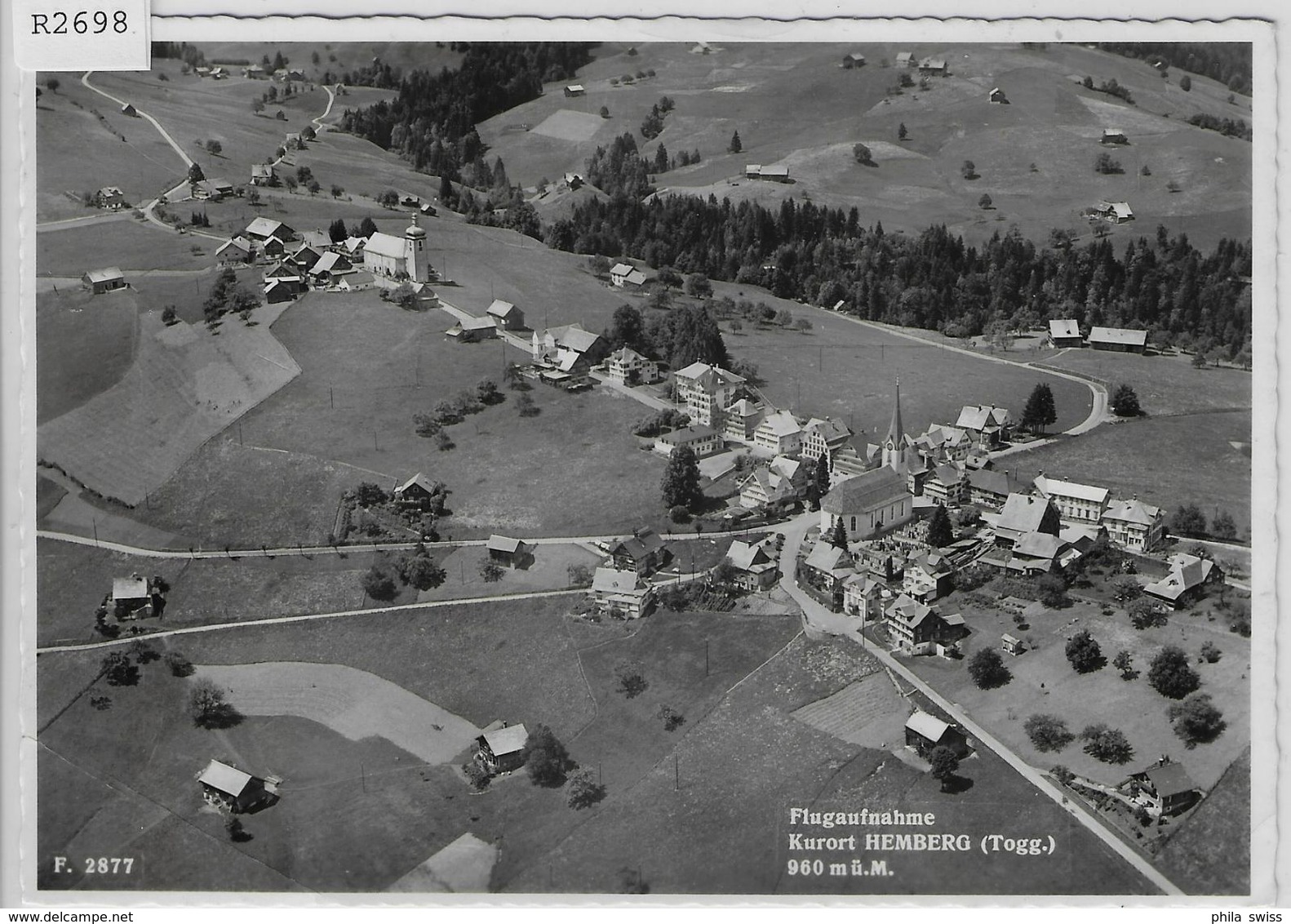 Flugaufnahme Kurort Hemberg Toggenburg - Flugbild Foto Gross - Hemberg