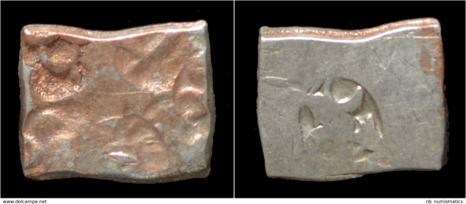 Mauryan Empire Samprati AR Drachm - Indische Münzen