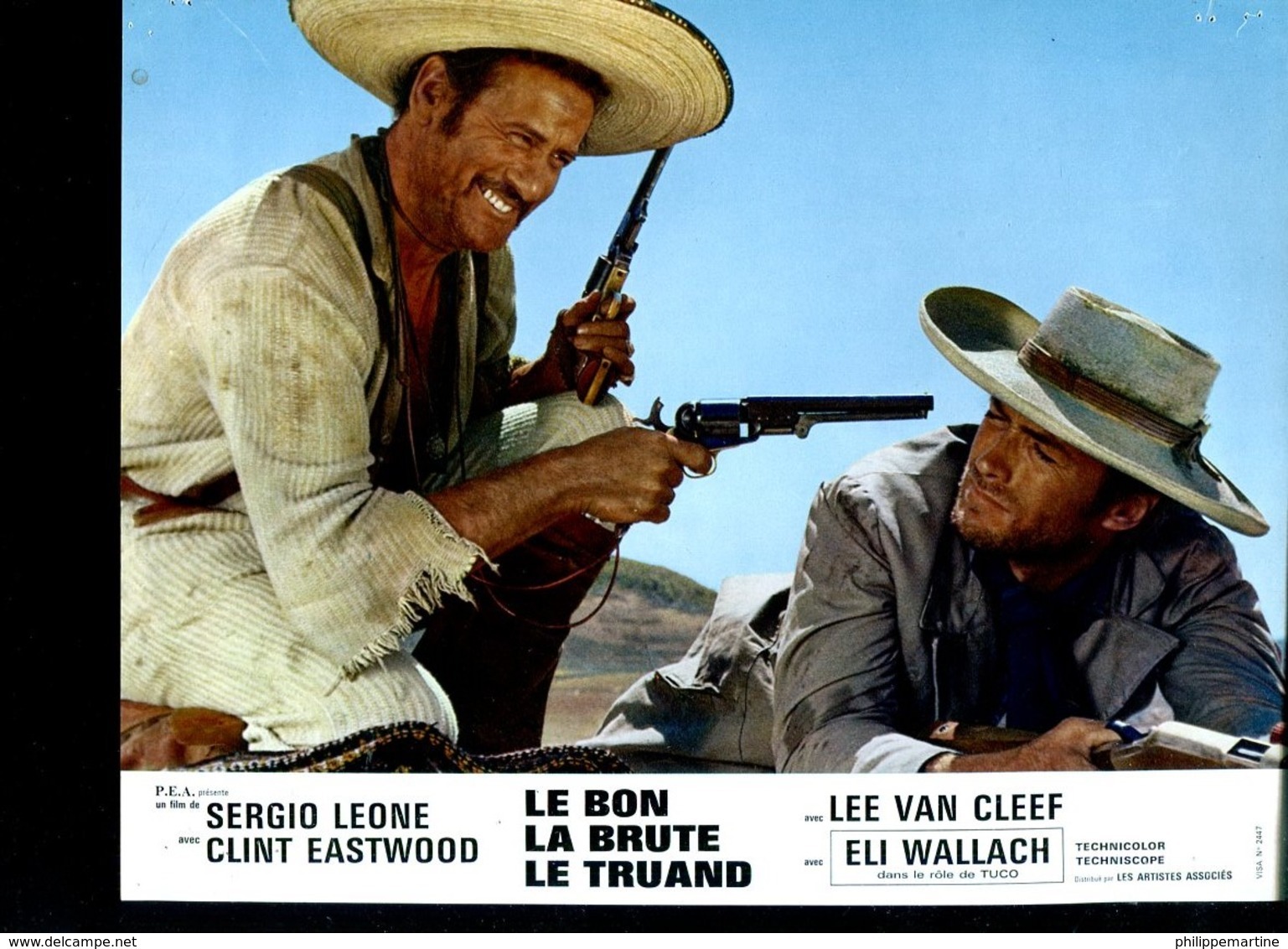 Photo Du Film Le Bon, La Brute Et Le Truand De Sergio Léone Avec Clint Eastwood, Lee Van Cleef, Eli Wallach - Affiches & Posters