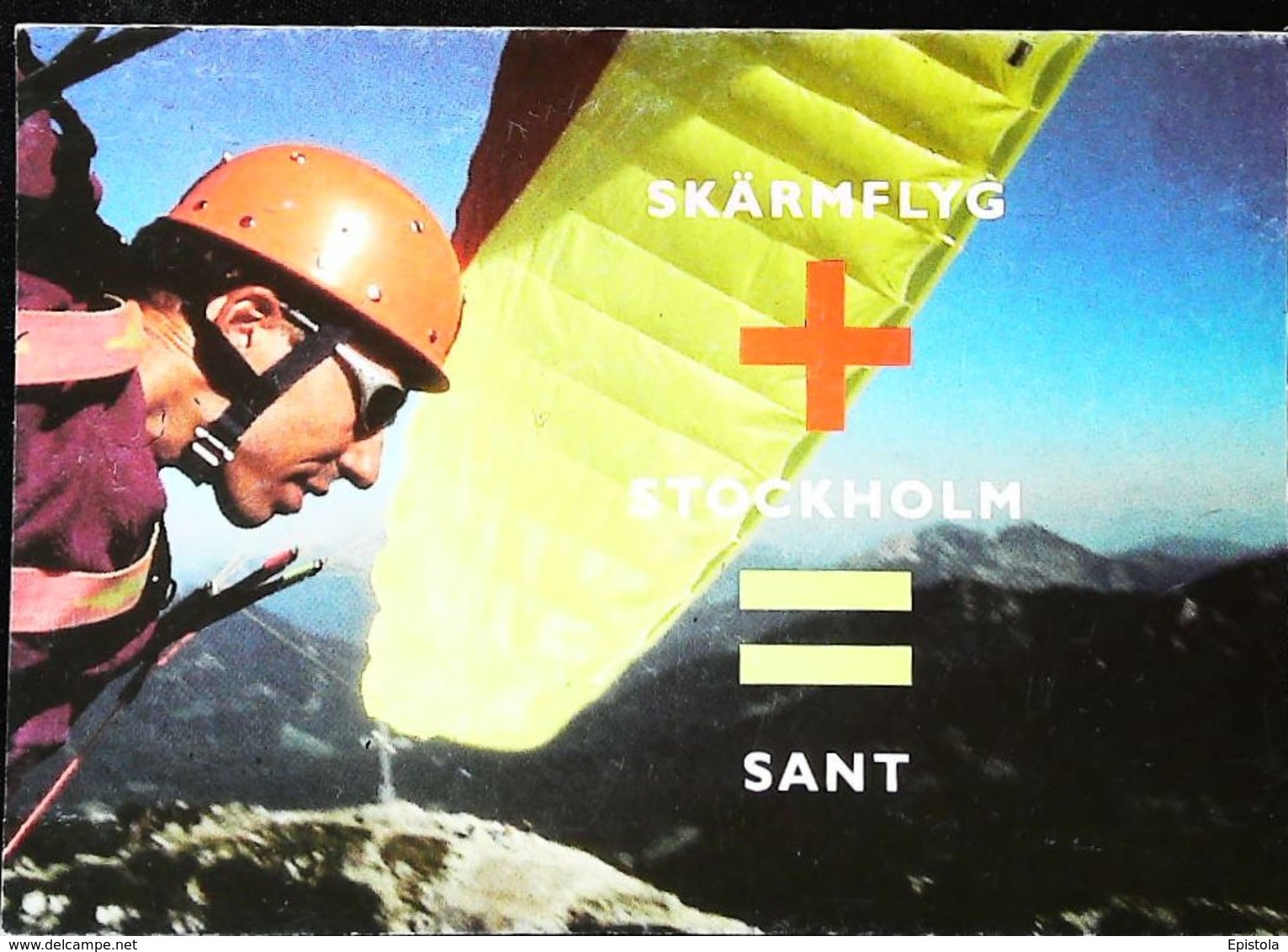 Publicité Ecole De Parapente à Stockholm -STOCKHOLMS SKARMFLYSKOLA - Paracaidismo