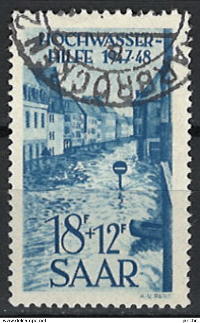 Saarland 1947. Mi.Nr. 258, Gestempelt, Used O - Oblitérés