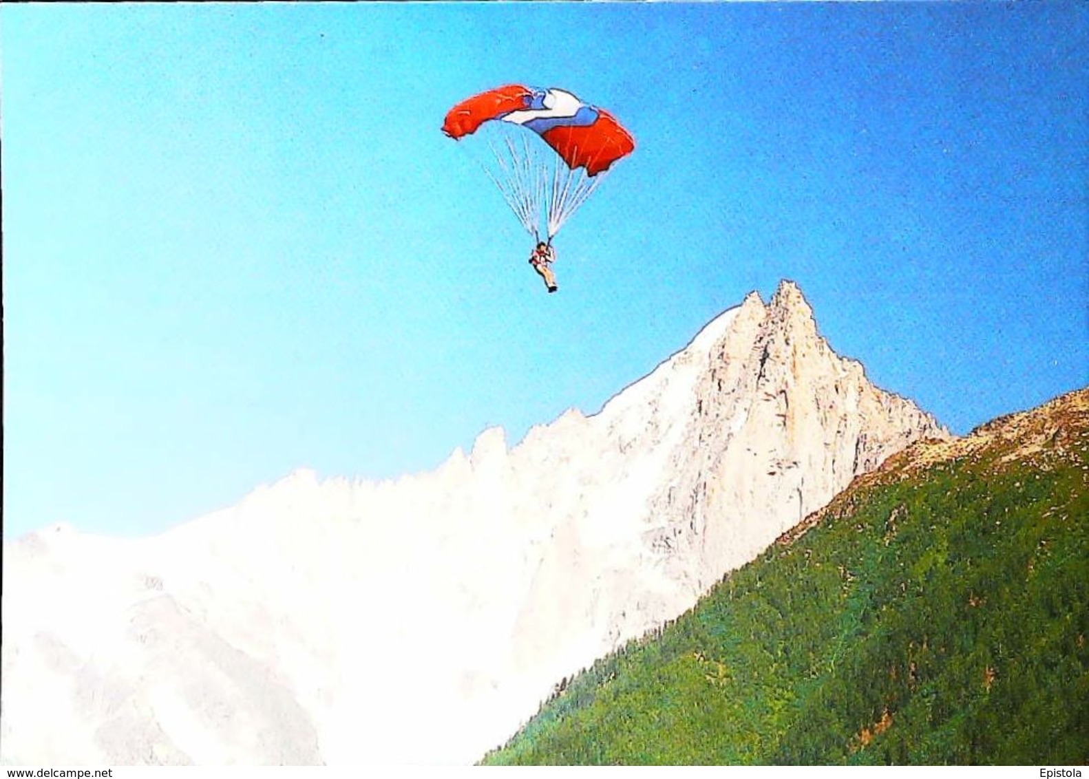 Parapente Les DRUS  (Mont Blanc) -  CPM Non Voyagé - Parachutting