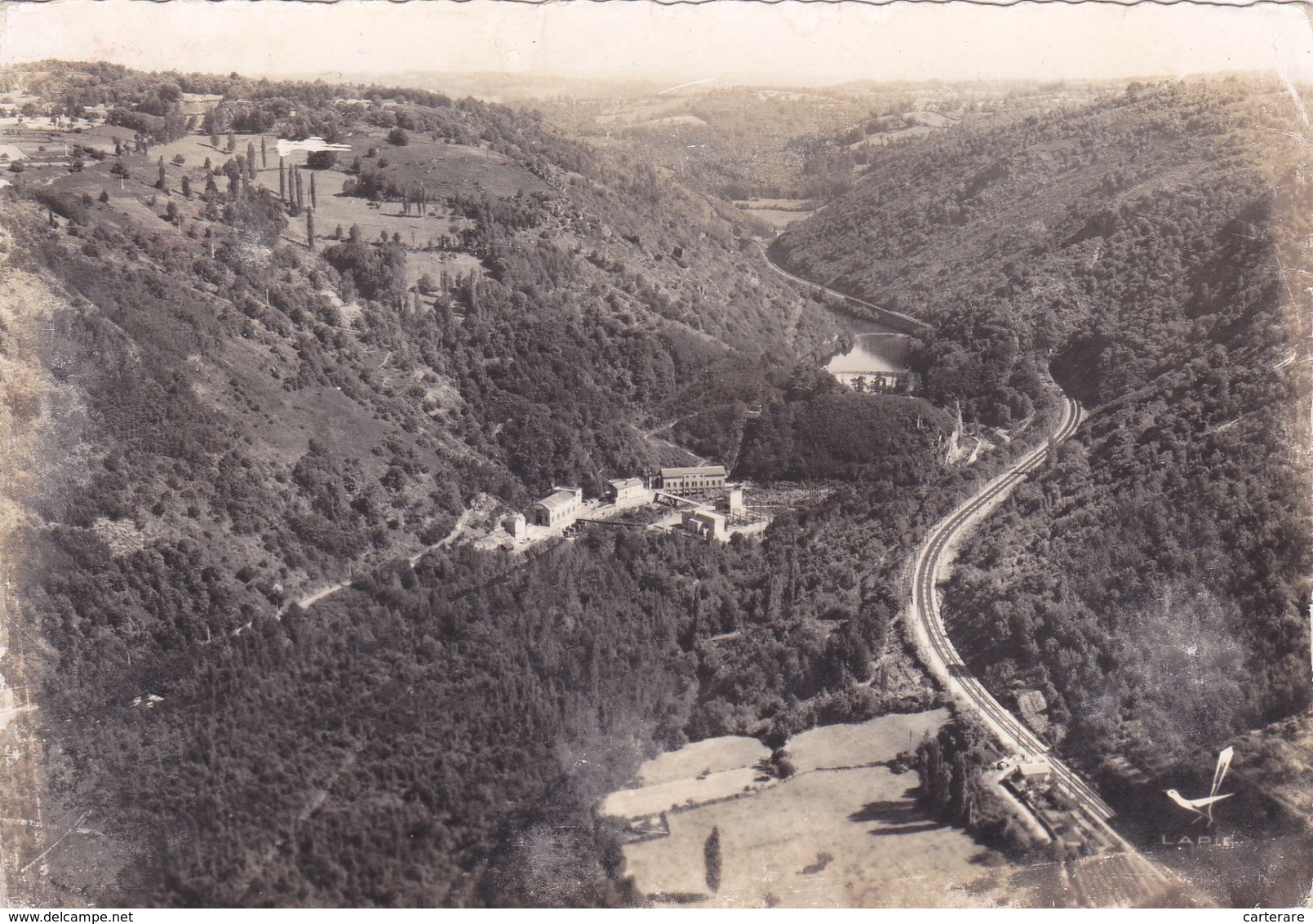 19,CORREZE,ALLASAC,CARTE PHOTO AERIENNE LAPIE - Altri & Non Classificati