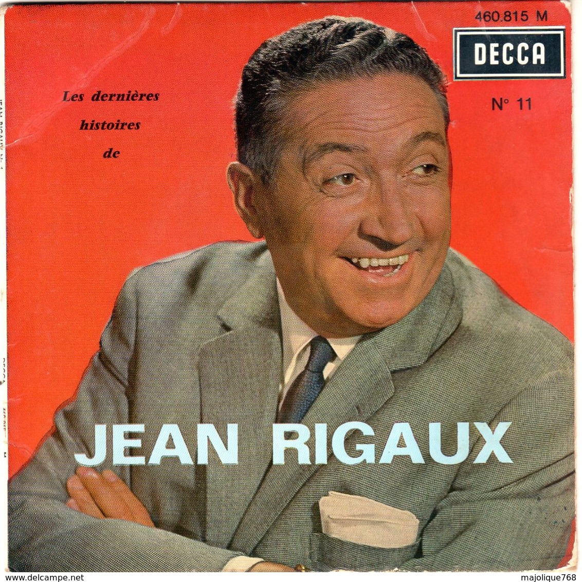 Disque - Jean Rigaux N°11 - Les Dernières Histoires - DECCA 460.815 - 1969 - - Comiques, Cabaret