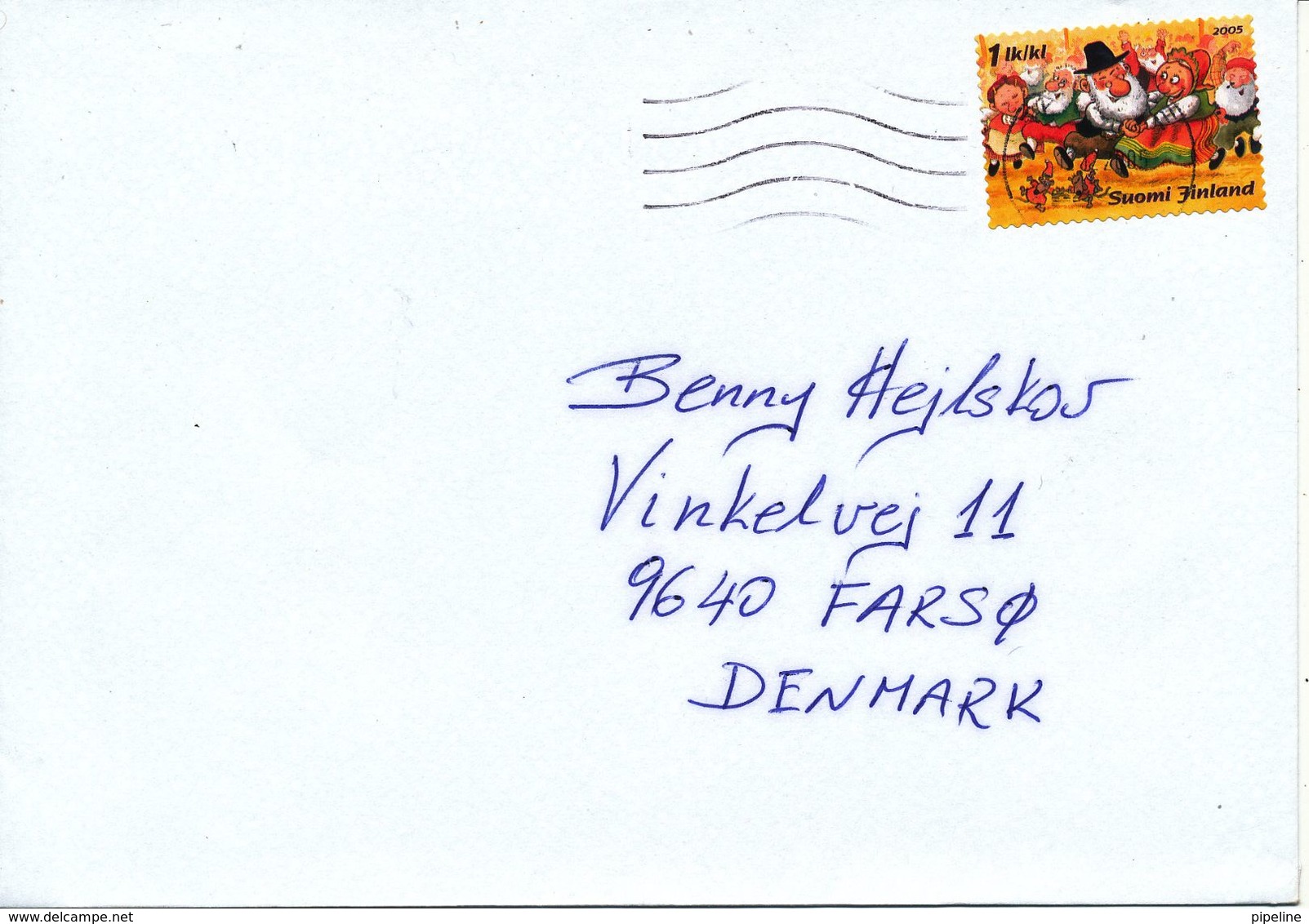 Finland Cover Sent To Denmark Tampere 12-12-2005 - Storia Postale