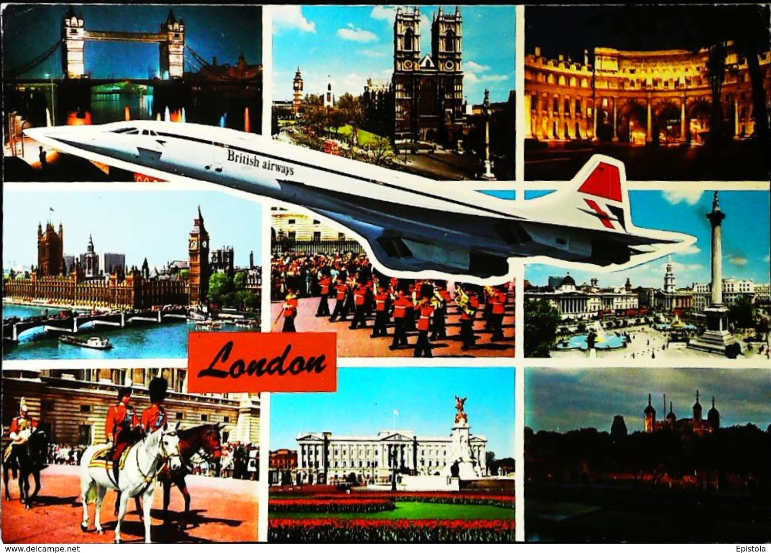 CONCORDE British Airways - Carte Postale London 1980 - Accidentes