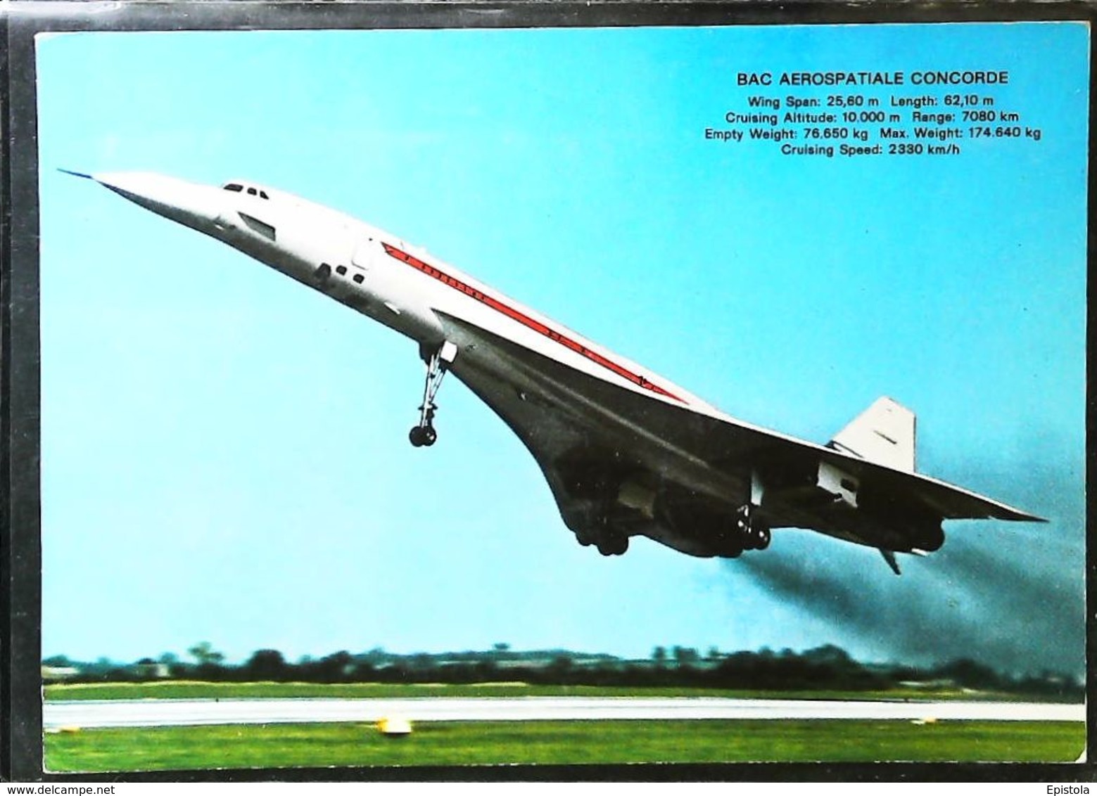 CONCORDE   BAC (British Aircraft Corporation)  AEROSPATIALE   1970s - Incidenti