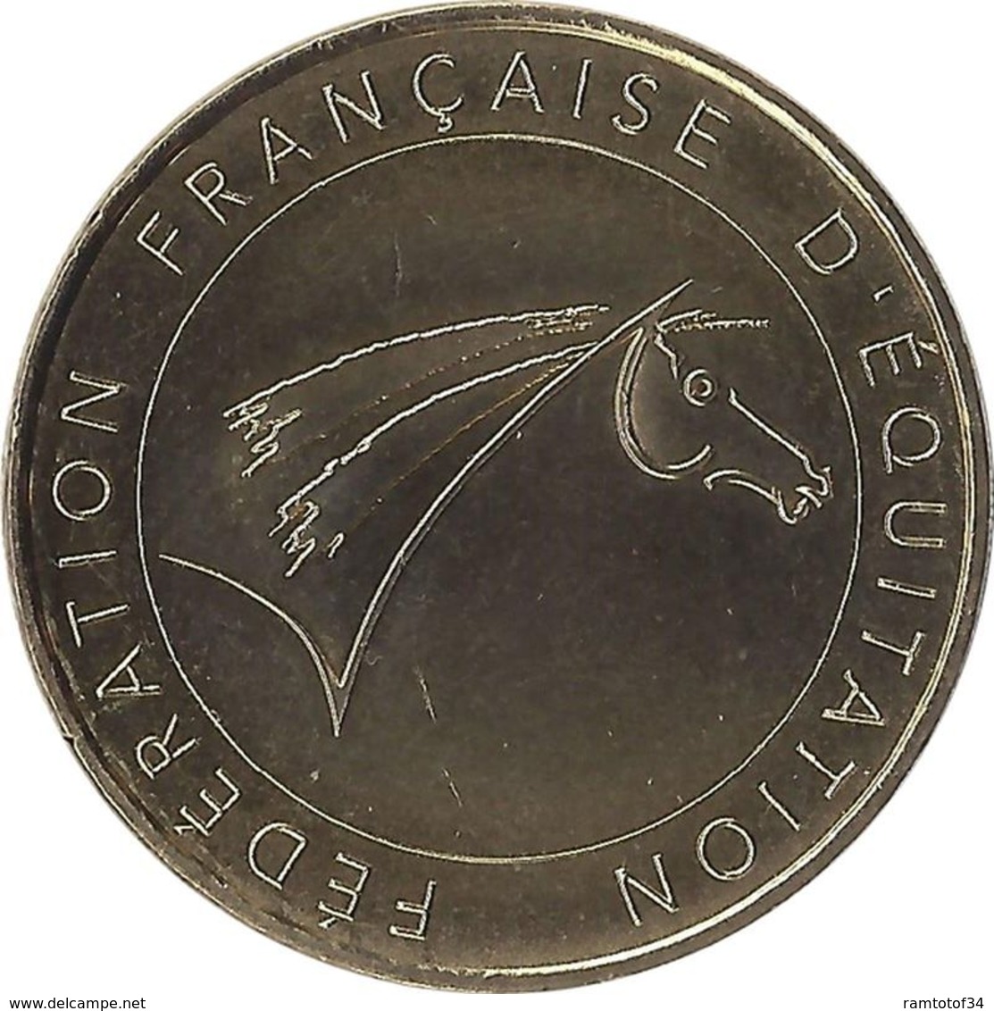 2016 MDP254 - LAMOTTE-BEUVRON - Fédération Française D'Equitation (le Logo)/ MONNAIE DE PARIS - 2016