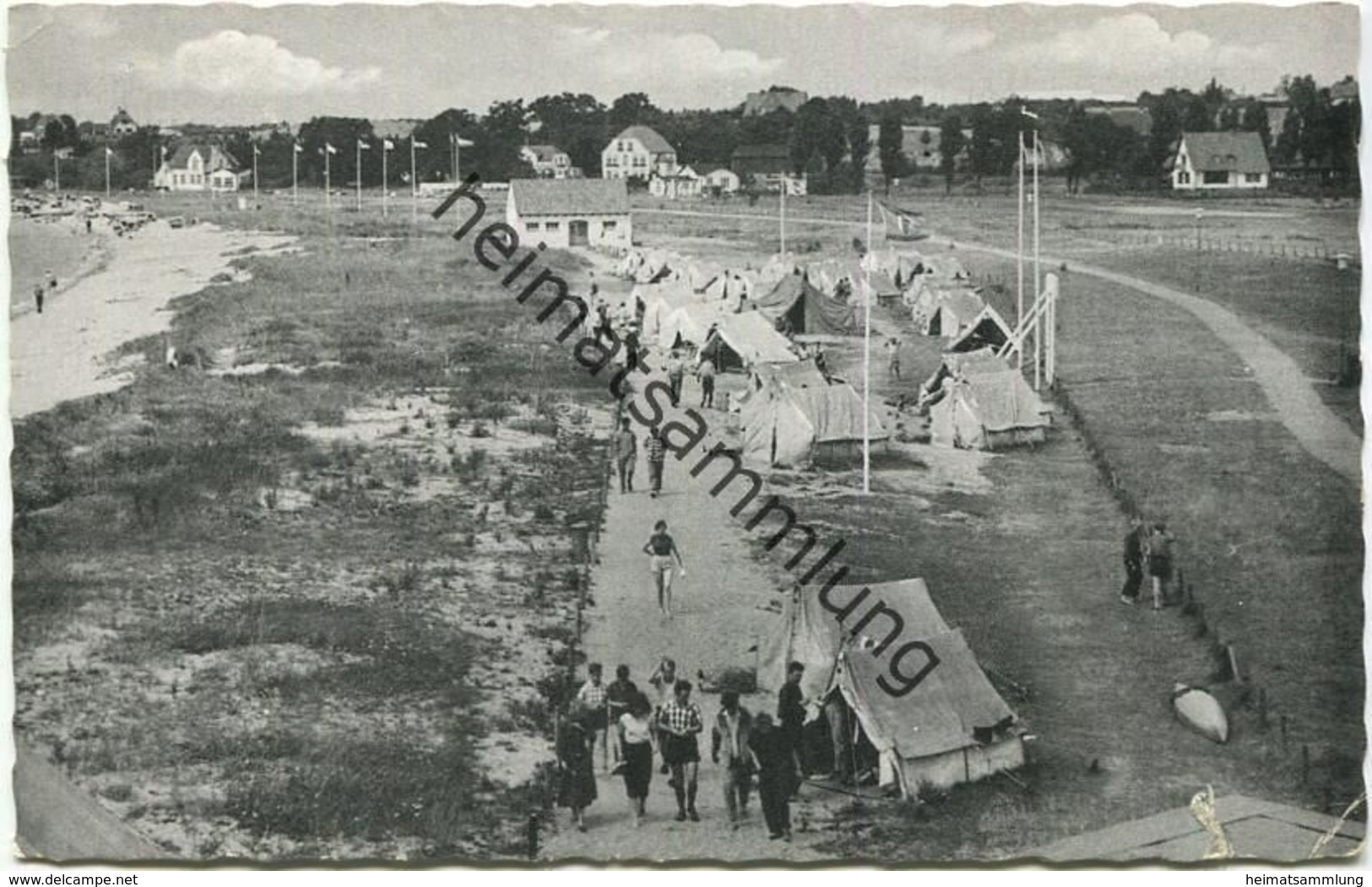 Ostseebad Pelzerhaken - Campingplatz - Verlag Ferd. Lagerbauer & Co. Hamburg - Gel. 1963 - Neustadt (Holstein)