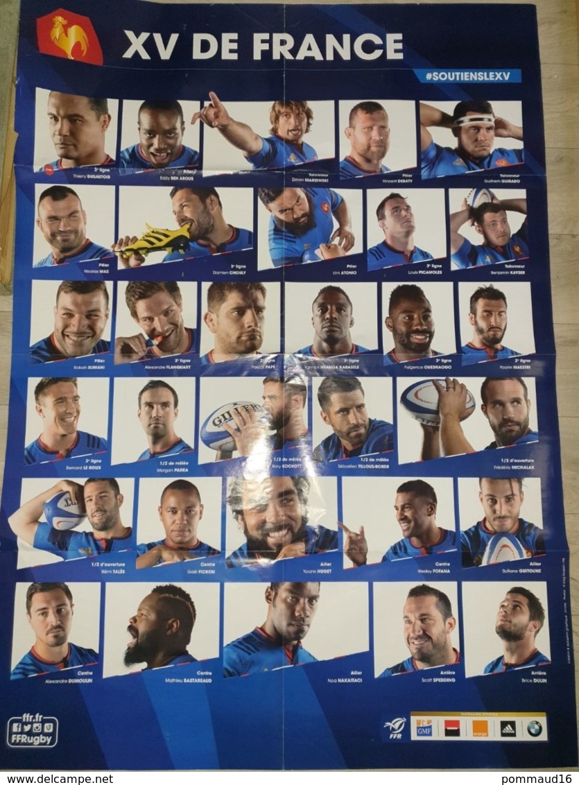 Poster XV De France - Rugby