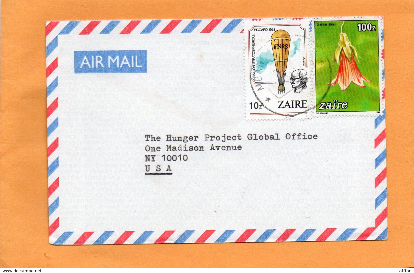 Zaire Cover Mailed - Briefe U. Dokumente