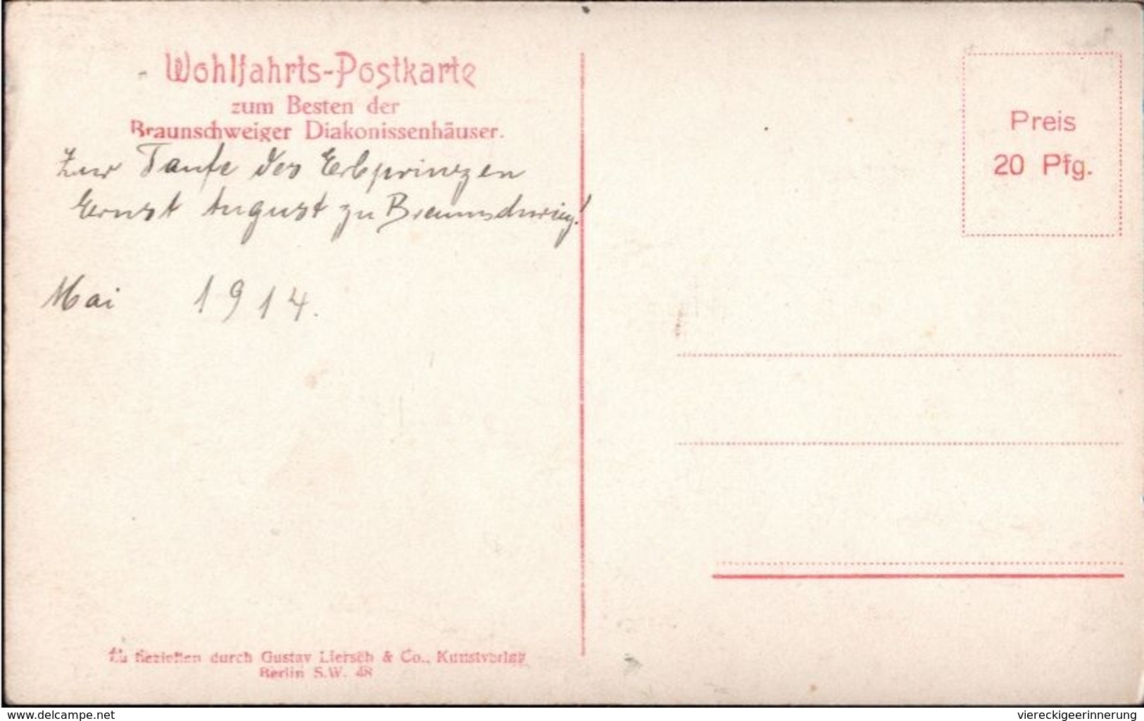 ! Alte Ansichtskarte, Adel, Royalty, Haus Braunschweig-Lüneburg , Erbprinz Ernst August - Königshäuser