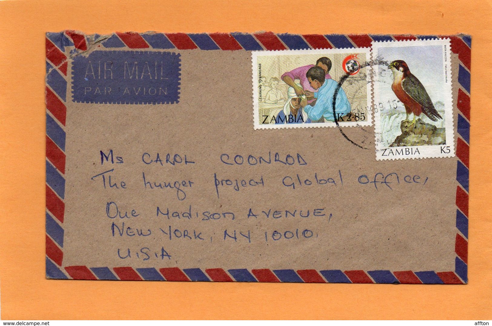 Zambia Cover Mailed - Zambia (1965-...)