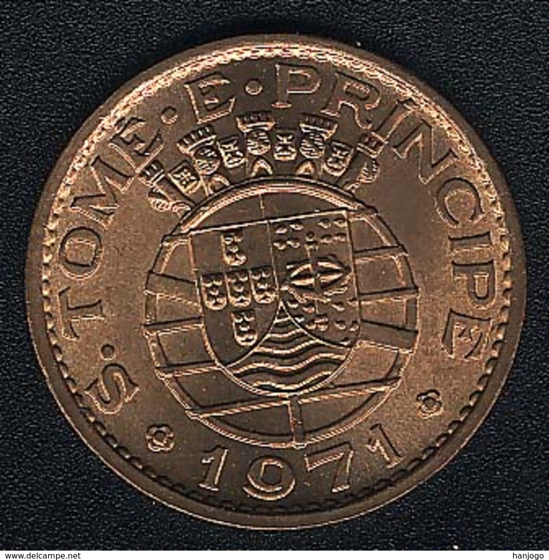 Sao Tome E Principe, 1 Escudo 1971, UNC - Sao Tome Et Principe