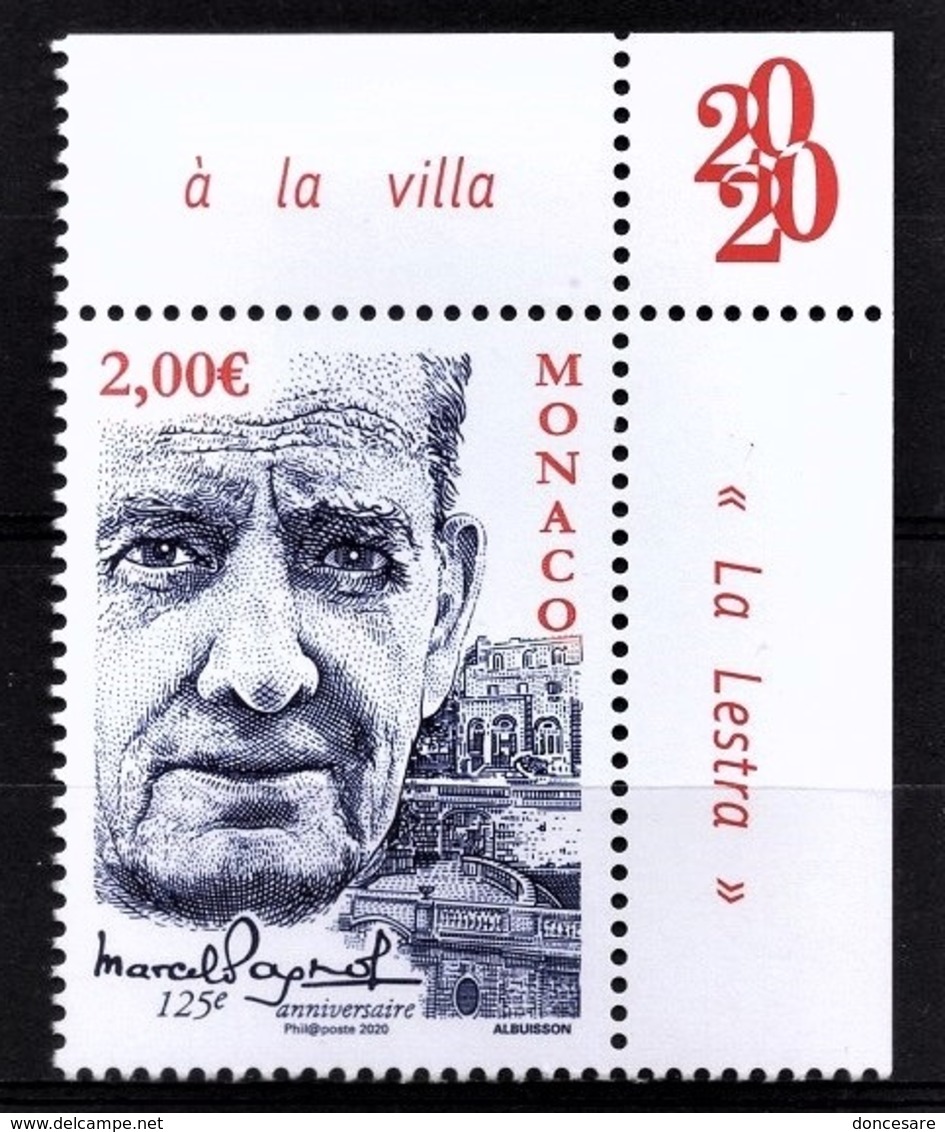 MONACO 2020 - Y.T. N° 3226 /125e ANNIVERSAIRE DE MARCEL PAGNOL - NEUF ** - Unused Stamps