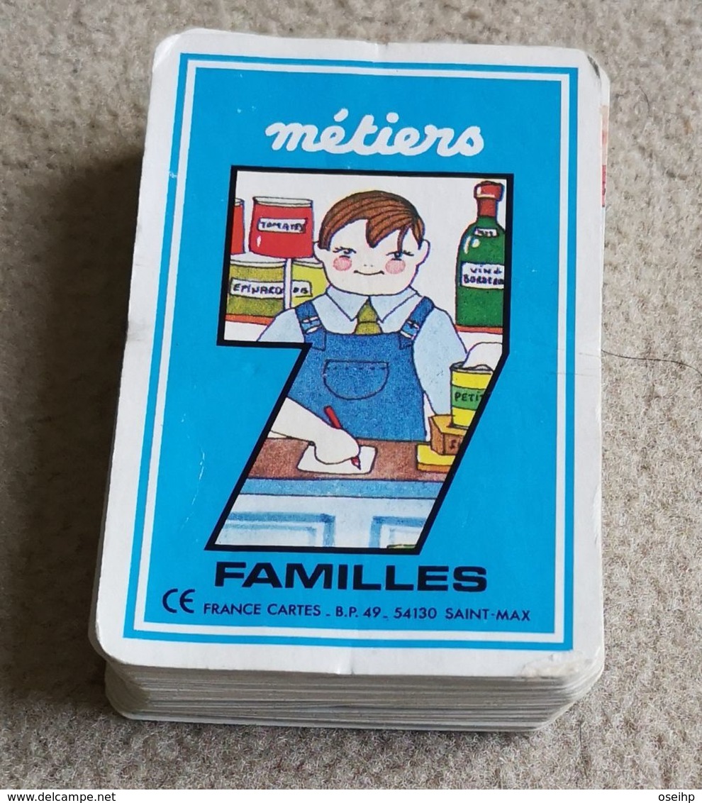 Jeu De Cartes 7 Familles  METIERS - Boulanger Epicier Maçon Garagiste Menuisier Fermier Pecheur - Other & Unclassified