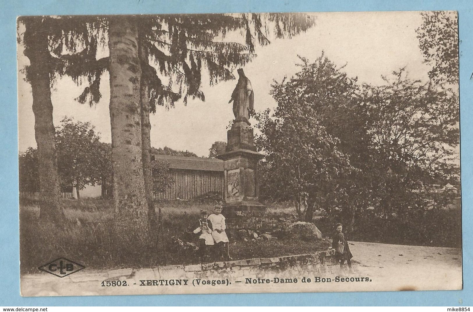 TH0776   CPA  XERTIGNY  (Vosges) Notre-Dame De Bon-Secours - Enfants  ++++ - Xertigny