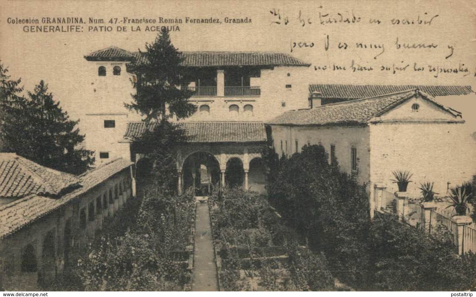 GRANADA. GENERALIFE. PATIO DE LA ACEQUIA - Granada