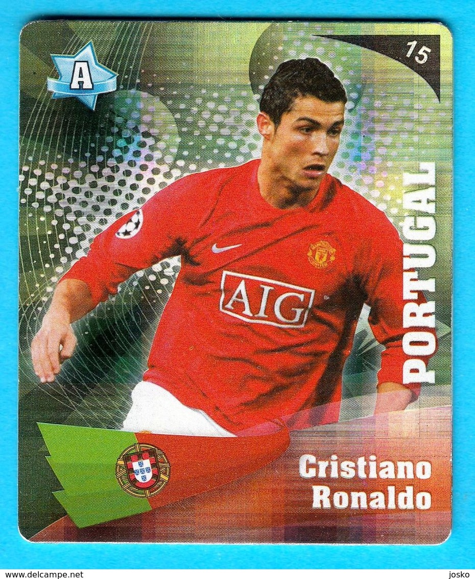 Cristiano Ronaldo - Croatian Trading Card * Real Madrid Juventus FC Manchester United Portugal Football Soccer Futebol - Trading-Karten