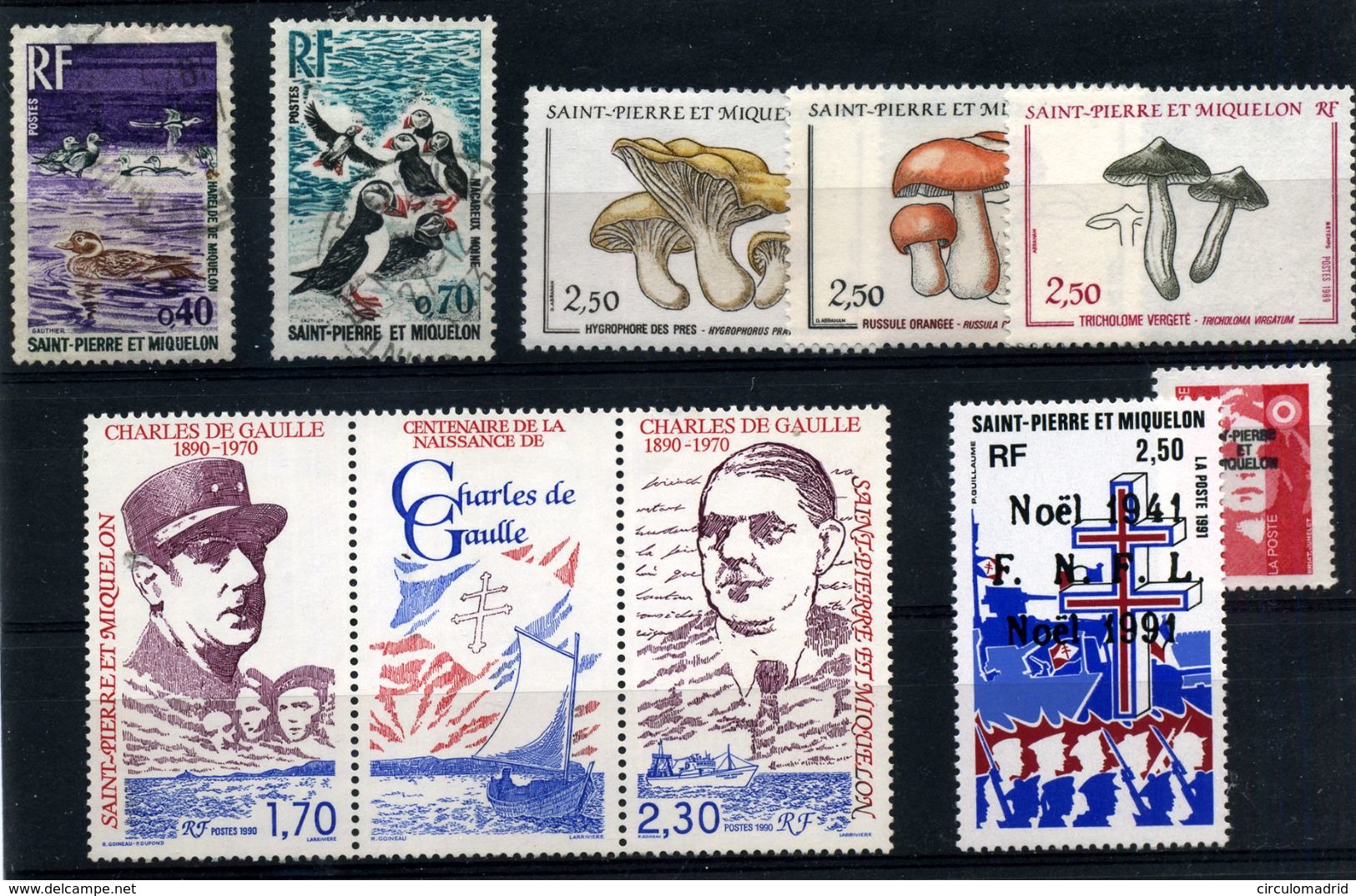 San Pedro Y Miquelón Nº 428/9, 475, 531/4, 554, 578, 486, 497 .Año 1973/93. - Used Stamps